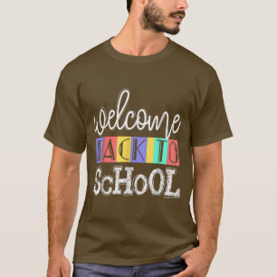 Willkommen zurück im Schul-Shirt Erster Schultag T T-Shirt