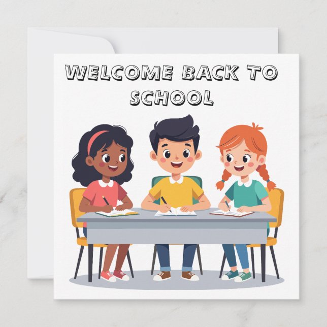 Willkommen zurück in der Schule (Vorderseite)