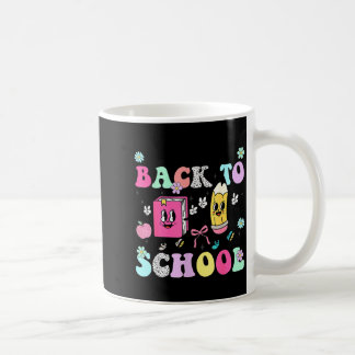 Willkommen zurück in der Schule 2024 Lehrer Schüle Kaffeetasse