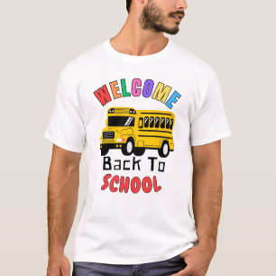 Willkommen zurück in der Schule - Bus Funny T-Shirt