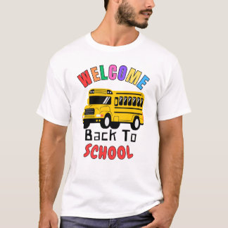 Willkommen zurück in der Schule - Bus Funny T-Shirt