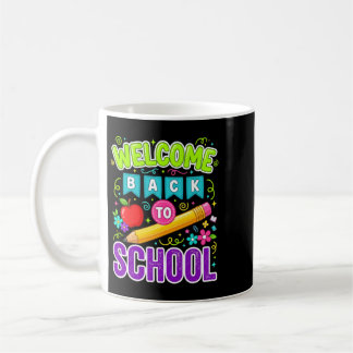 Willkommen zurück in der Schule Erster Schultag Kaffeetasse