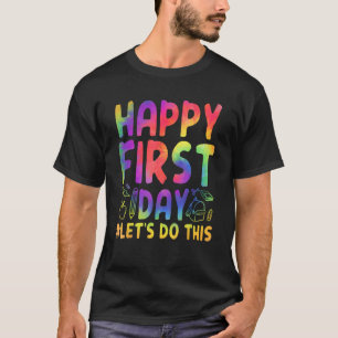 Willkommen Zurück In Der Schule Erster Schultag Le T-Shirt