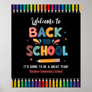 Willkommen zurück in der Schule, Erster Schultag Poster