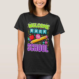Willkommen zurück in der Schule Erster Schultag T-Shirt
