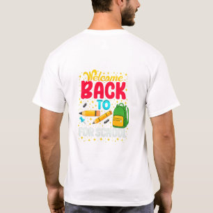 Willkommen Zurück In Der Schule Feier T-Shirt