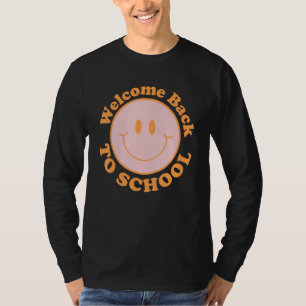 Willkommen zurück in der Schule, froher erster Sch T-Shirt