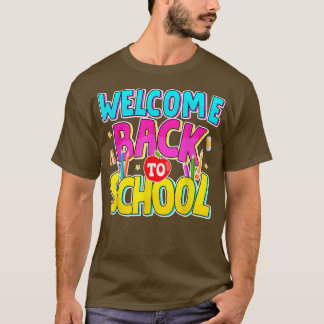 Willkommen zurück in der Schule Funny First Day of T-Shirt