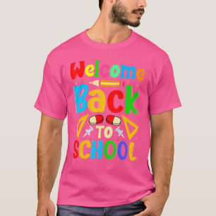 Willkommen zurück in der Schule Lehrer Schüler T-Shirt