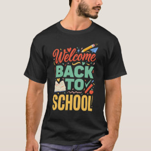 Willkommen zurück in der Schule Lehrer- und Schü T-Shirt
