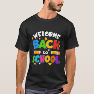 Willkommen zurück in der Schule Lustiger Lehrer Sc T-Shirt