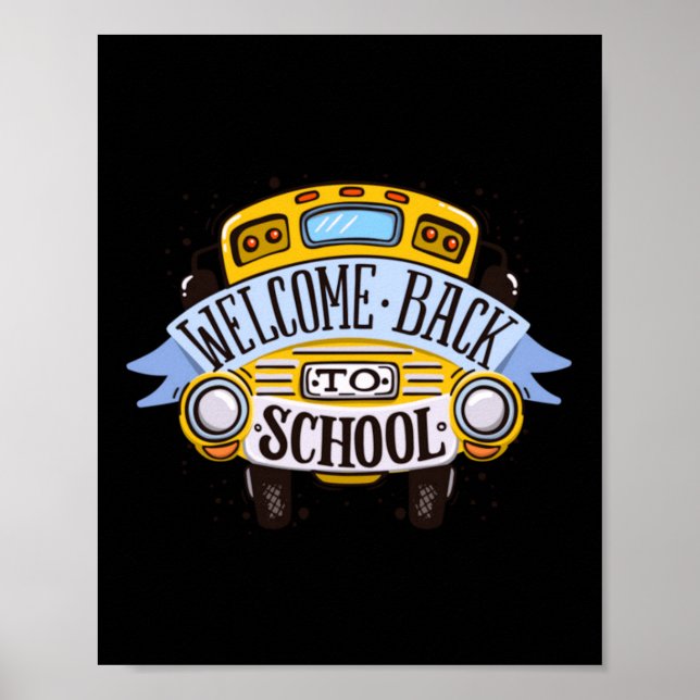 Willkommen zurück in der Schule Poster (Vorne)