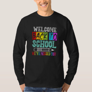 Willkommen zurück in der Schule Schüler Lehrer Jun T-Shirt
