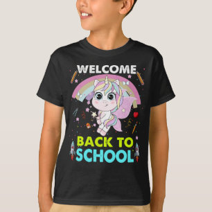 Willkommen zurück in der Schule - Witziger Lehrer T-Shirt