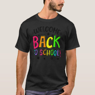 Willkommen zurück in die Schule zurück zum ersten T-Shirt