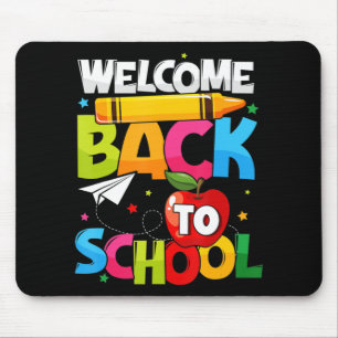 Willkommen zurück zum ersten Schultag Mousepad