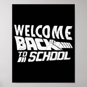 Willkommen zurück zum ersten Schultag Poster