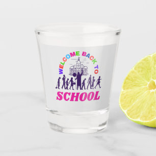 Willkommen zurück zum Geschenk des Liebe-Lehrers d Schnapsglas