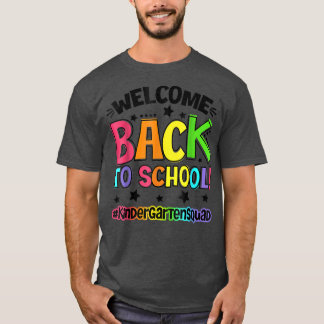 Willkommen zurück zum Kindergarten Lehrer Studen T-Shirt