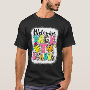 Willkommen zurück zum Lehrer Student Niedlich Smil T-Shirt