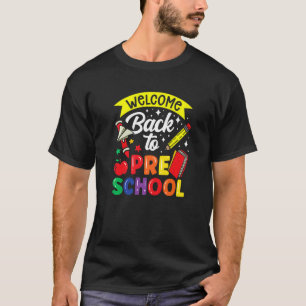 Willkommen zurück zum Preschool-Lehrer zurück zur T-Shirt