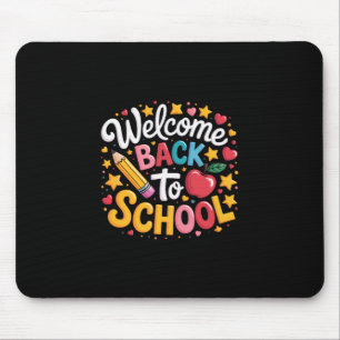 Willkommen Zurück Zum Schul-Shirt Lustig Jungen Mä Mousepad