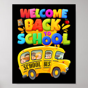 Willkommen zurück zum Schulbusfahrer Mens Boy Poster