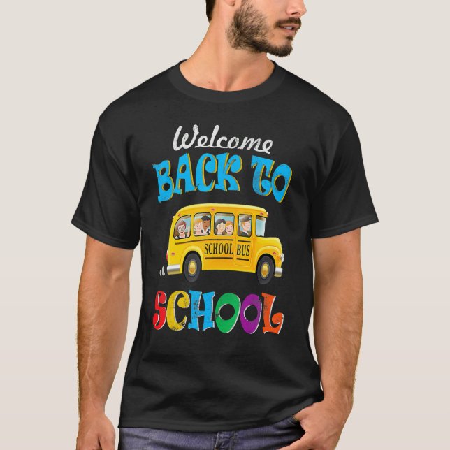 Willkommen zurück zum Schulbusfahrer Mens Boy T-Shirt (Vorderseite)