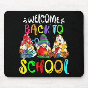 Willkommen zurück zum Schüler von Gnomes Spaß Lehr Mousepad