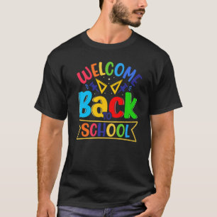 Willkommen zurück zum Schullehrer oder zum Student T-Shirt