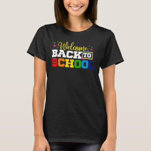 Willkommen zurück zum Schullehrerplatz T-Shirt