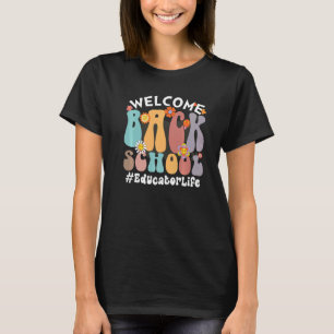 Willkommen zurück zum Schulleiter für Blume im SCh T-Shirt