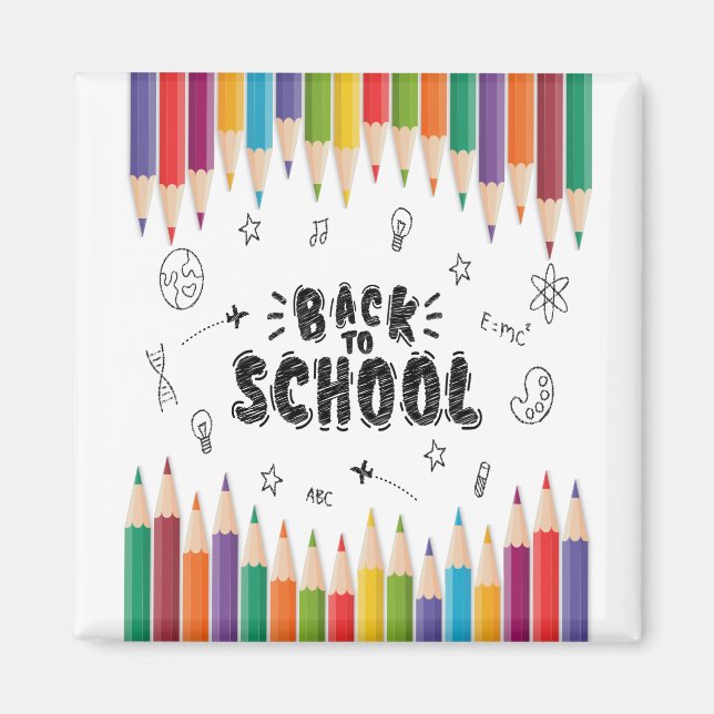 Willkommen zurück zum Shirt der Schule, dem ersten Magnet (Vorne)