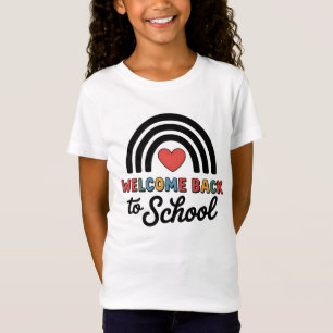 Willkommen zurück zum T - Shirt der Schule   Outfi