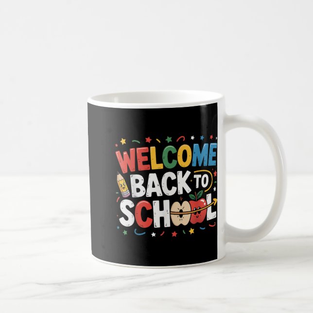 Willkommen zurück zur Lehrerausbildung Kinder B Kaffeetasse (Rechts)