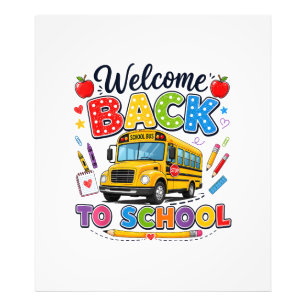 Willkommen zurück zur Schulbusfahrer-T-Shirts Erst Fotodruck