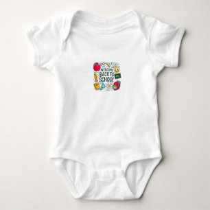 Willkommen zurück zur Schule Baby Strampler