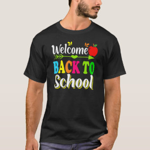 Willkommen zurück zur Schule Design 1. Tag der Sc T-Shirt