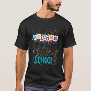 Willkommen zurück zur Schule Hallo Vorki Lehrer St T-Shirt