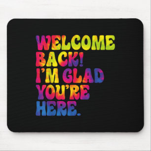 Willkommen zurück zur Schule im Glad Ihr Spaß Mousepad