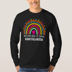 Willkommen zurück zur Schule Kindergarten Lehrer R T-Shirt