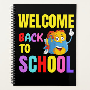 Willkommen zurück zur Schule Planer