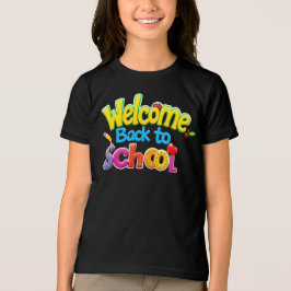 Willkommen zurück zur Schule - Spaß und farbenfroh Tri-Blend Shirt