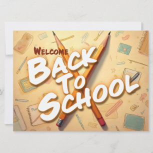 Willkommen zurück zur Schule - Stilkunstdesign
