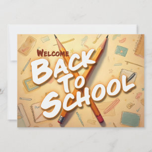 Willkommen zurück zur Schule - Stilkunstdesign
