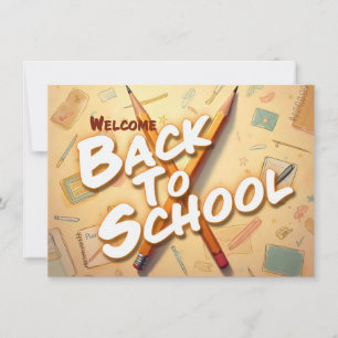 Willkommen zurück zur Schule - Stilkunstdesign