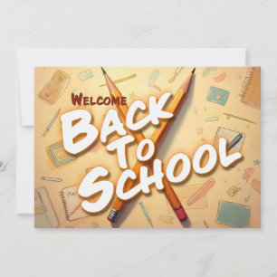 Willkommen zurück zur Schule - Stilkunstdesign