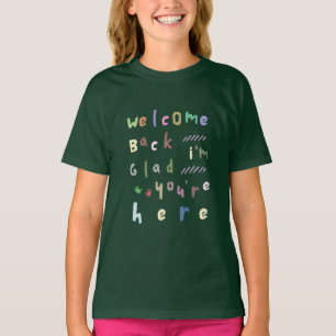Willkommen zurück zur Schule T-Shirt
