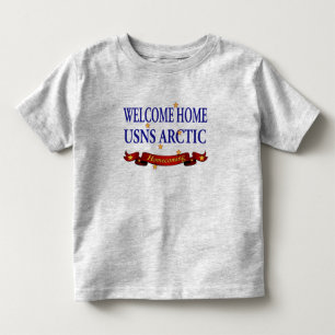 Willkommene Arktis des Zuhause-USNS Kleinkind T-shirt