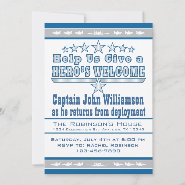 Willkommene das Zuhause-Einladung des Einladung (Vorderseite)